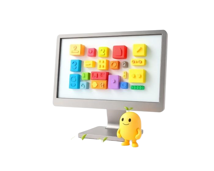 Programación visual infantil en pantalla